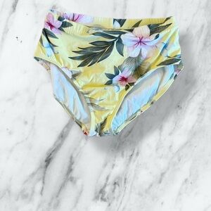 Floral Yellow Bikini Bottom